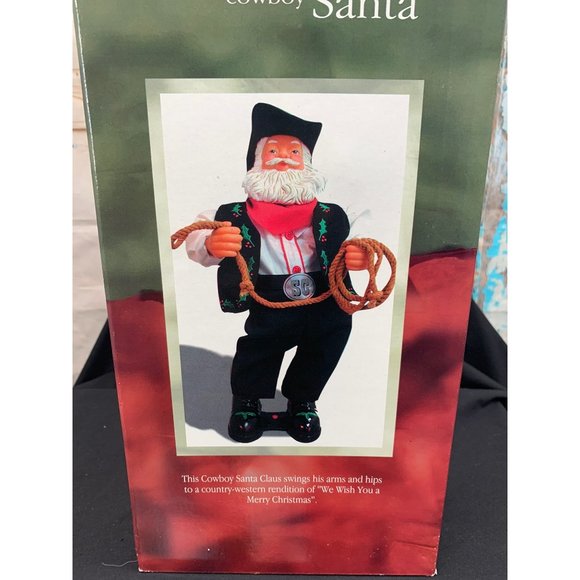 Dancing Animated Cowboy Santa by Holiday Time - Picture 11 of 12